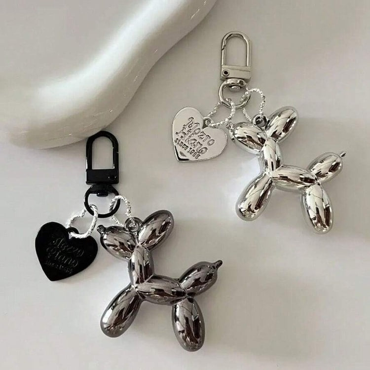 Cute Balloon Dog Keychain for Men & Women, Decorative Bag & Key Accessory