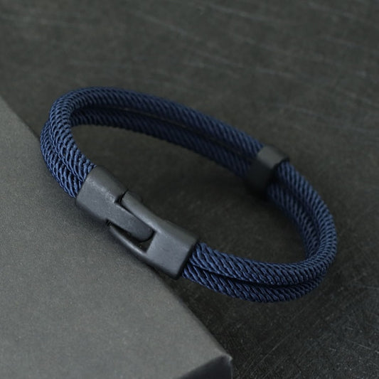 Men’s Double Layer Detachable Bracelet, Stackable Fashion Accessory
