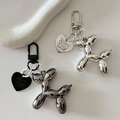 Cute Balloon Dog Keychain for Men & Women, Decorative Bag & Key Accessory