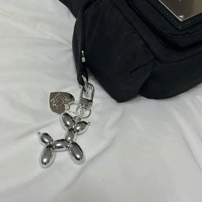 Cute Balloon Dog Keychain for Men & Women, Decorative Bag & Key Accessory