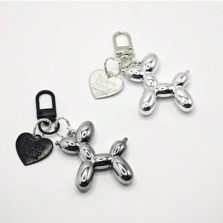 Cute Balloon Dog Keychain for Men & Women, Decorative Bag & Key Accessory