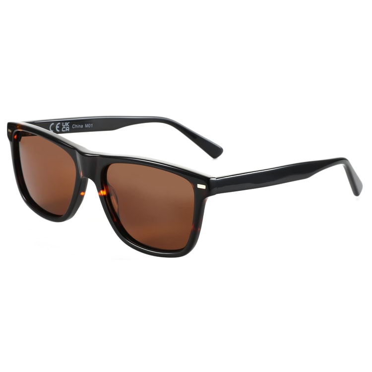 Retro Square Polarized Sunglasses for Men, Lightweight Driving Shades