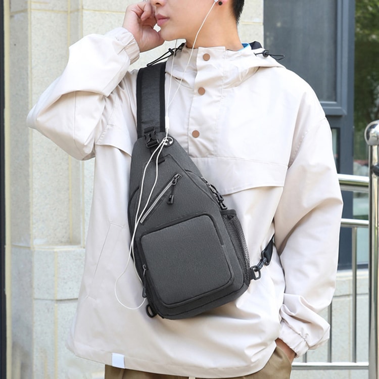 Men’s Casual Crossbody Sling Bag, Versatile Hiking & Everyday Shoulder Bag