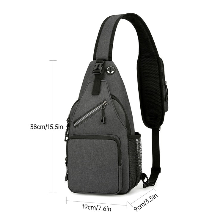 Men’s Casual Crossbody Sling Bag, Versatile Hiking & Everyday Shoulder Bag