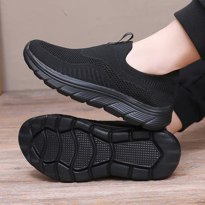 Men’s Lightweight Mesh Slip-On Sneakers, Casual Walking & Gym Shoes