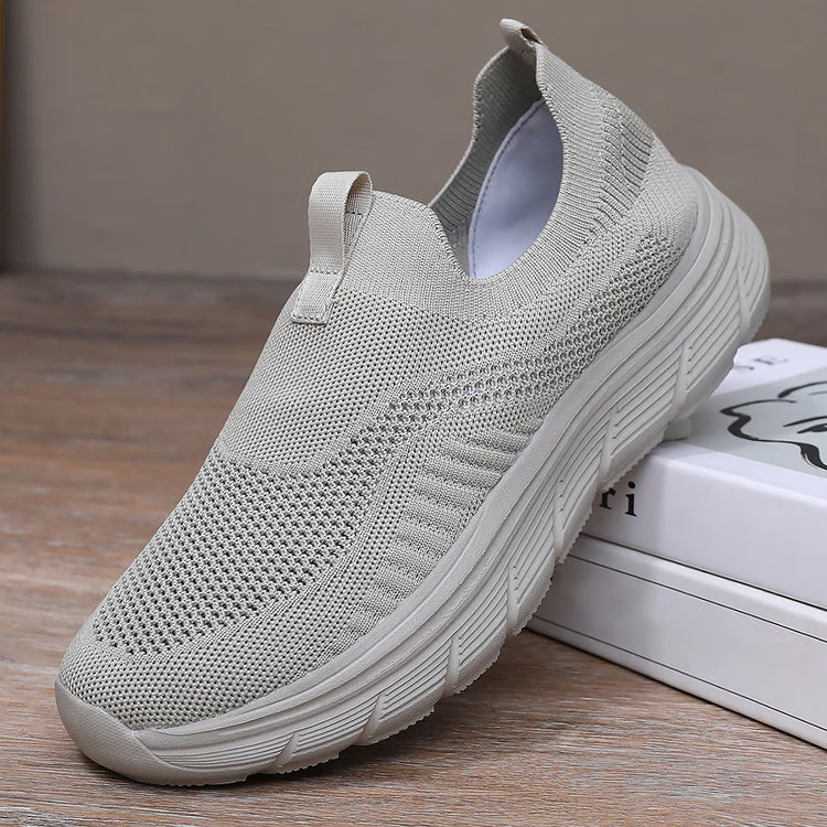 Men’s Lightweight Mesh Slip-On Sneakers, Casual Walking & Gym Shoes