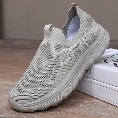 Men’s Lightweight Mesh Slip-On Sneakers, Casual Walking & Gym Shoes