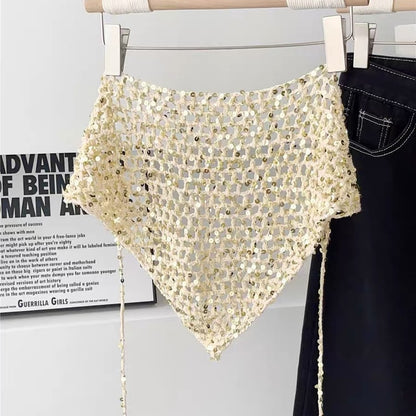 Women’s Sequin Hair Scarf, Fashion Headscarf & Hair Accessory