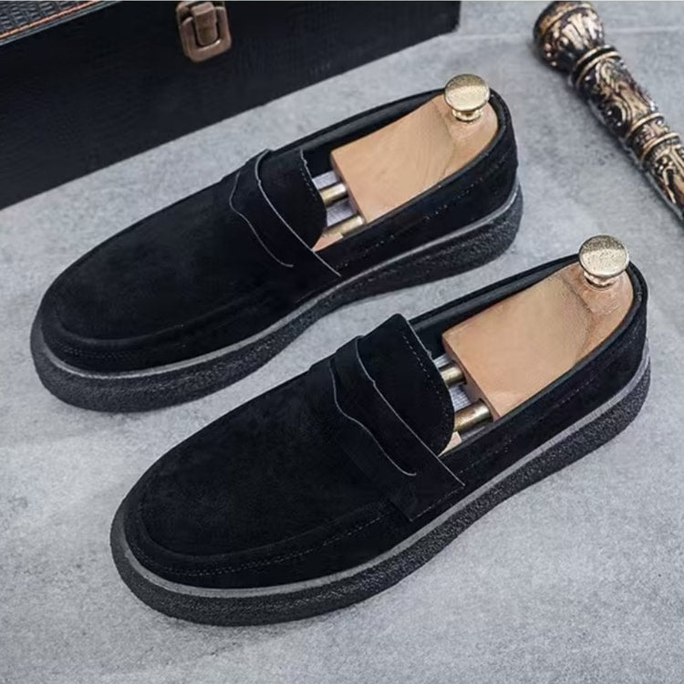 Men’s Casual Platform Loafers, Lightweight Breathable Slip-On Shoes