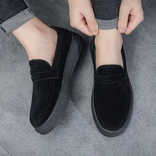 Men’s Casual Platform Loafers, Lightweight Breathable Slip-On Shoes